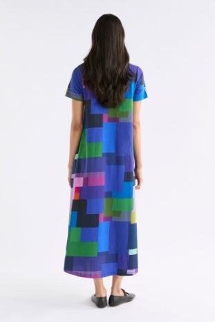 Elk Silgel T-shirt Dress - Lucent Print