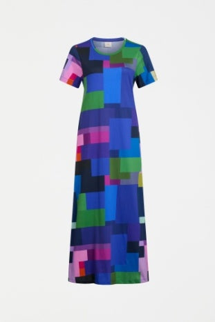 Elk Silgel T-shirt Dress - Lucent Print