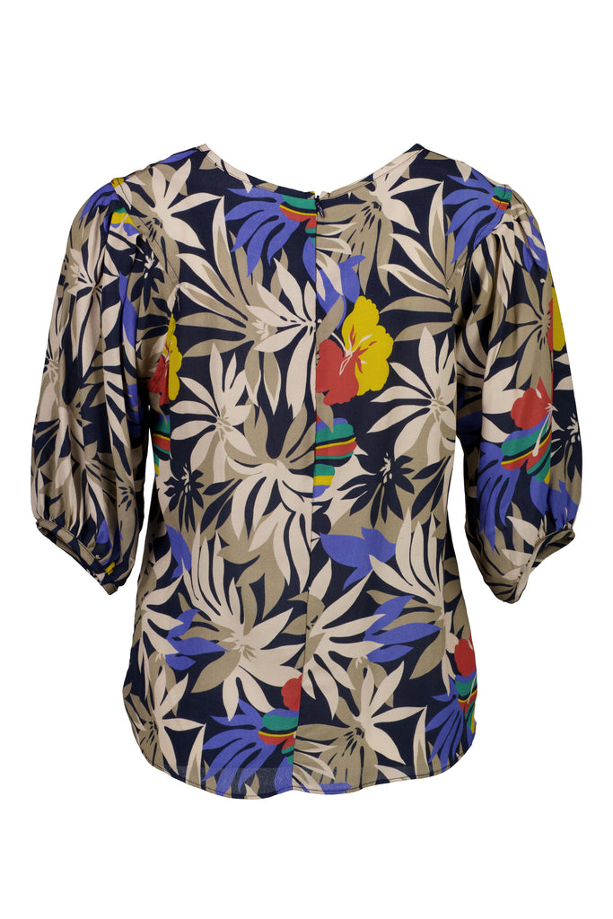 Olga De Polga Wildflowers Blouse - Black