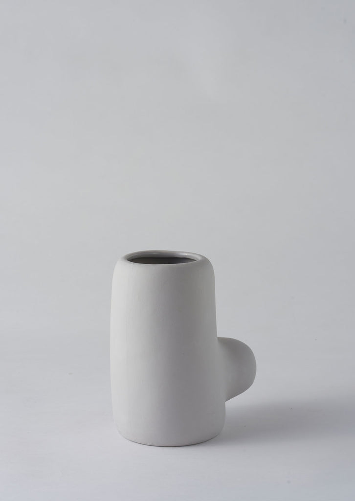 Angus & Celeste Art Form Vase - Small Grey