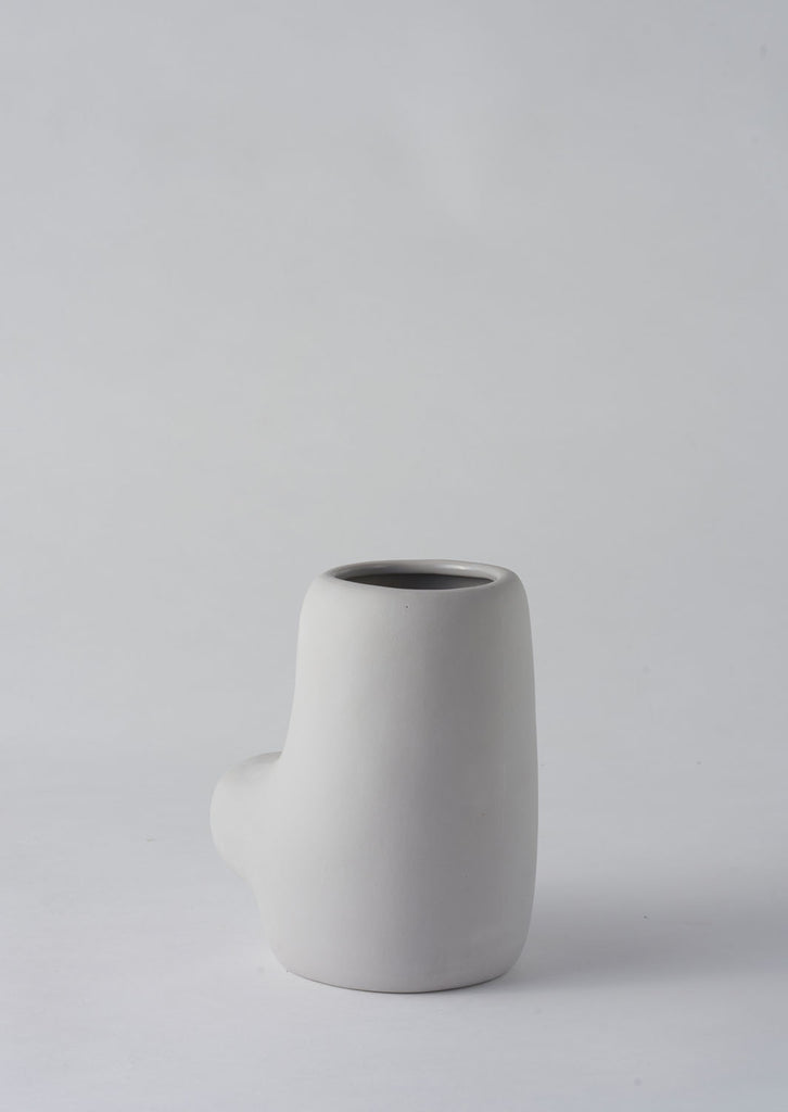 Angus & Celeste Art Form Vase - Small Grey