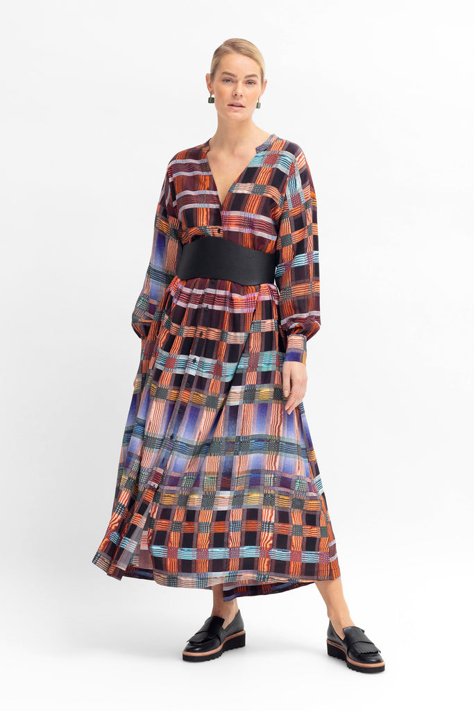 Elk Dilan Shirt Dress - Kasar Print SIZE 20