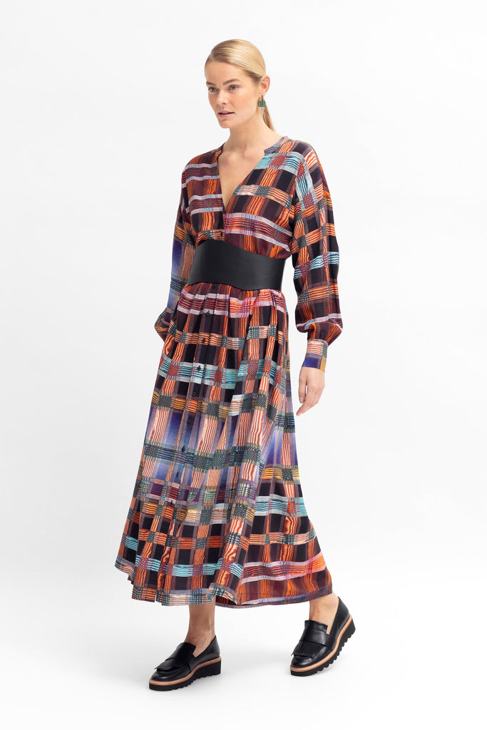 Elk Dilan Shirt Dress - Kasar Print SIZE 20