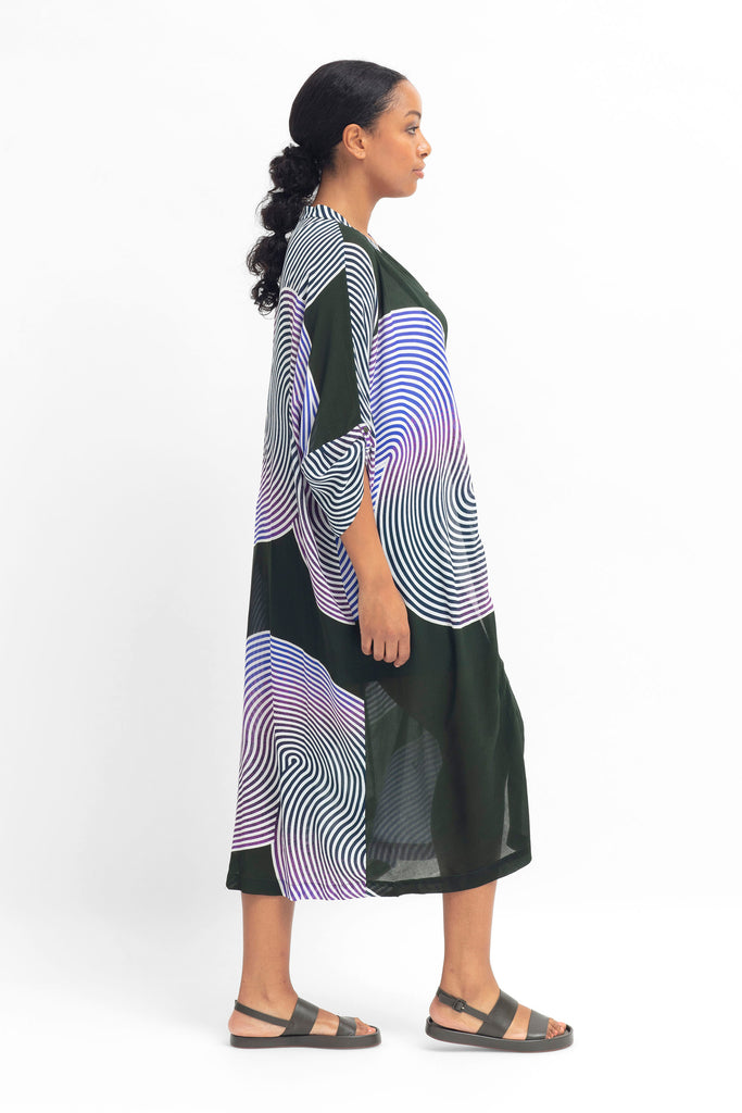 Elk Soma Shirt Dress - Olive Virla