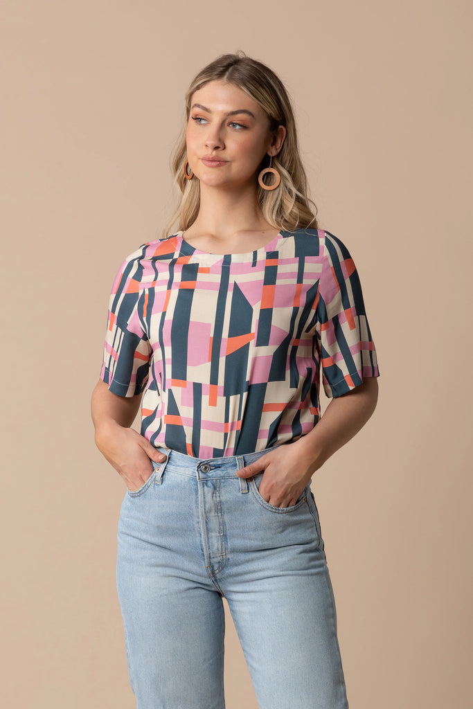 Frock Me Out Elbow Sleeve Top - Connected