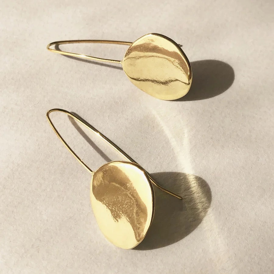 Geneine Honey Organic Droplet Earrings