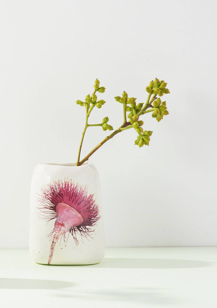 Angus & Celeste Pebble Vase - Gum Blossom