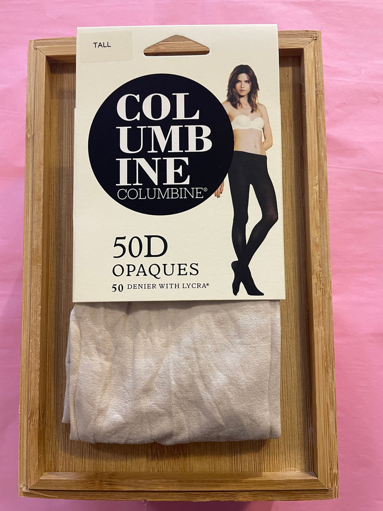 Columbine 50D Opaque Tights - Ivory