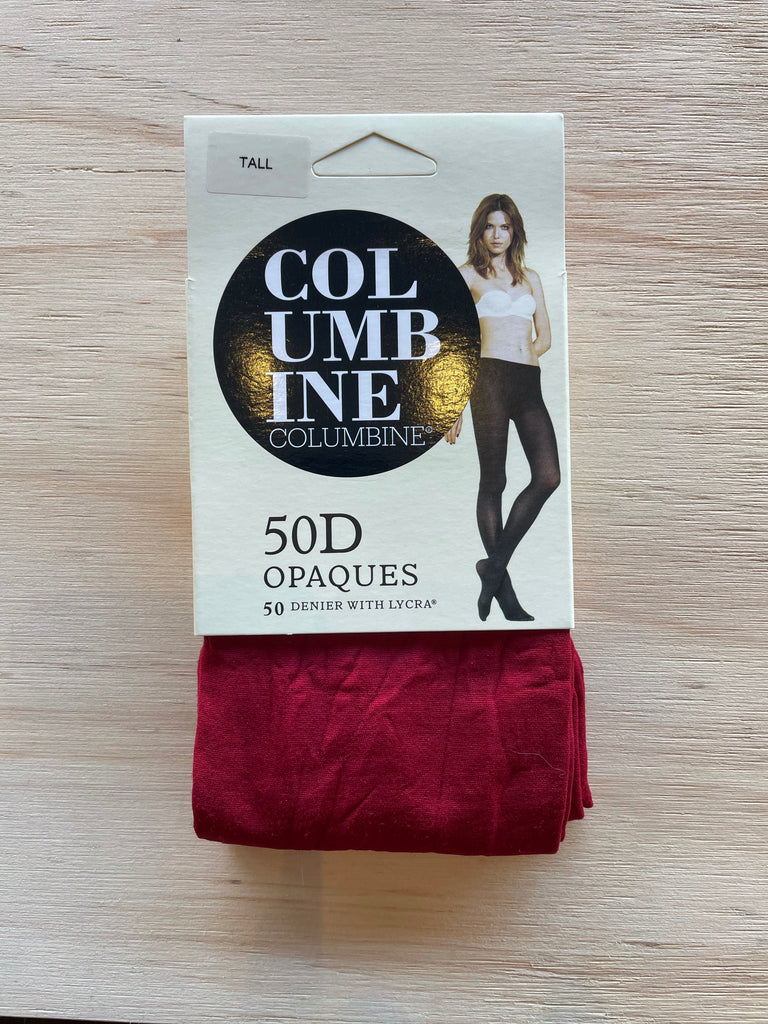 Columbine 50D Opaque Tights - Chilli